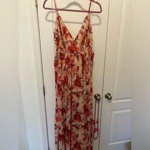 Windsor Christina Floral Chiffon Dress Size M
